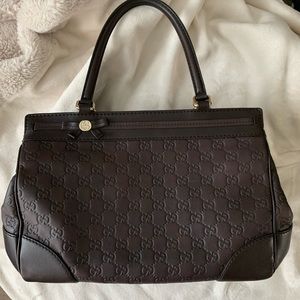 Gucci Mayfair Brown Leather Tote